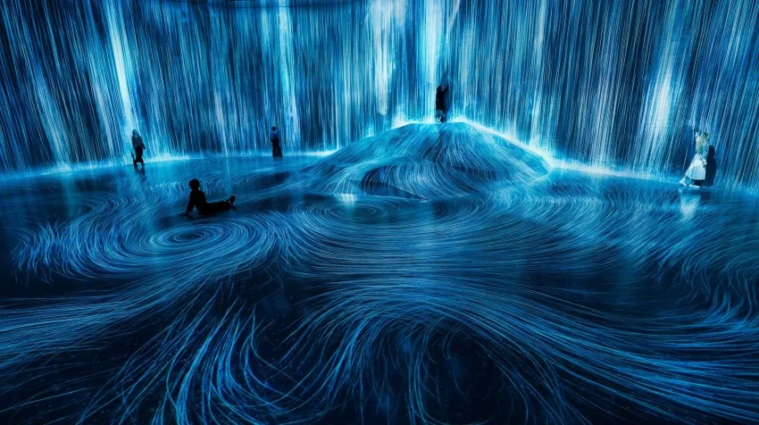 How teamLab Builds Immersive Art Around Living Flowers, Air and Movement