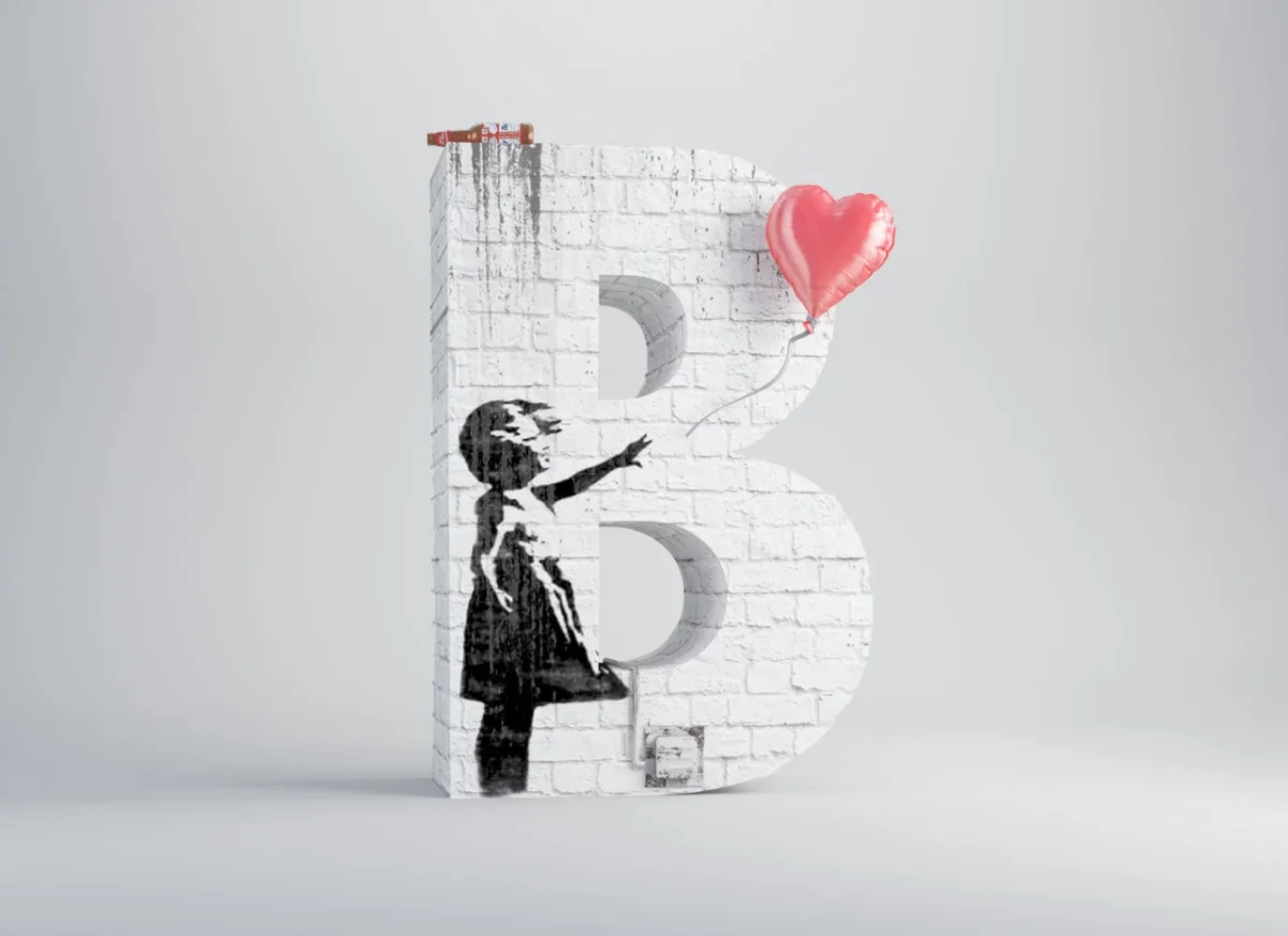 César Cid’s Artphabet Turns Famous Artworks Into 3D Letters