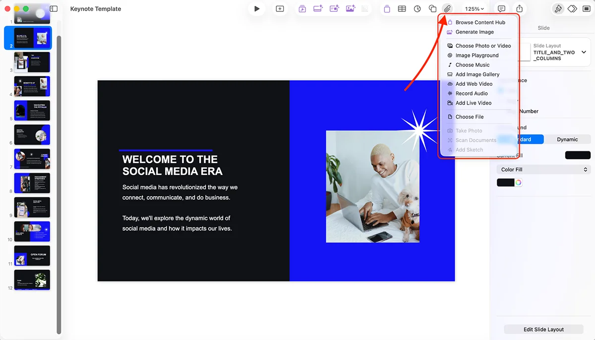 best presentation software - animation and interactivity in Keynote