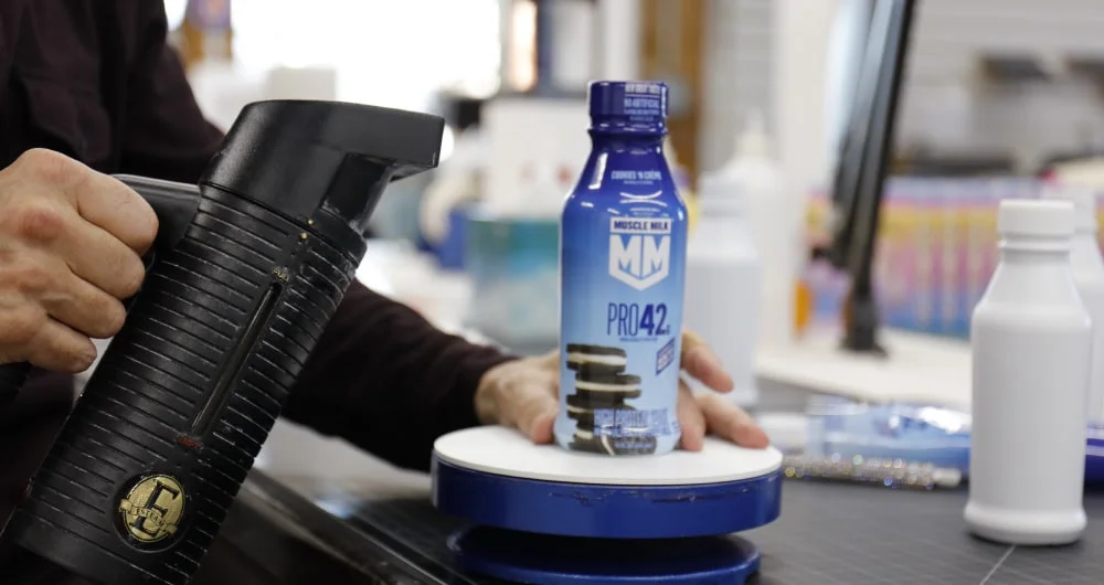 Muscle Milk packaging prototype and mock-up by Kaleidoscope