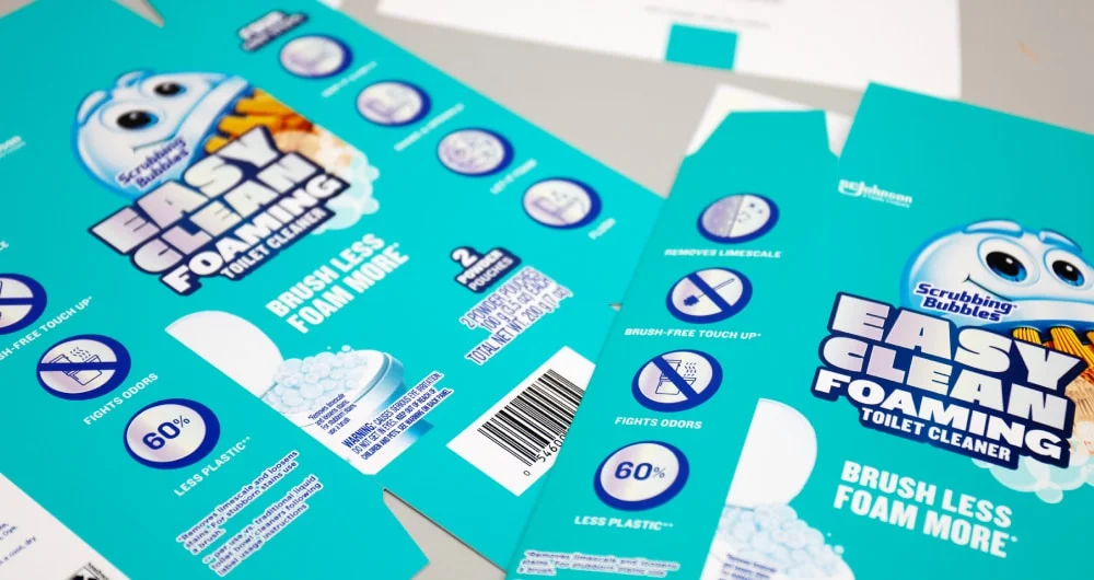 SC Johnson packaging prototypes and mock-ups by Kaleidoscope