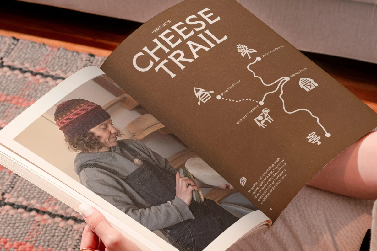 vermont dnco brand identity design logo bpo review print magazine