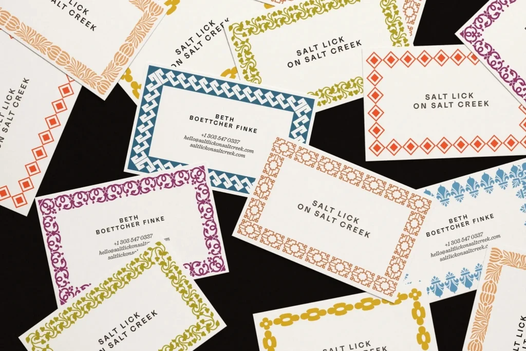 Order Gives Colorado Lavender Farm Salt Lick on Salt Creek a Type and Pattern Led Identity