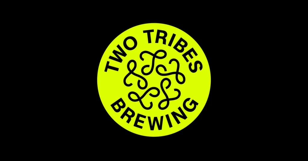 Two Tribes Brewing’s Neon Identity Pairs a Strange Logo with Familiar Beer Packaging