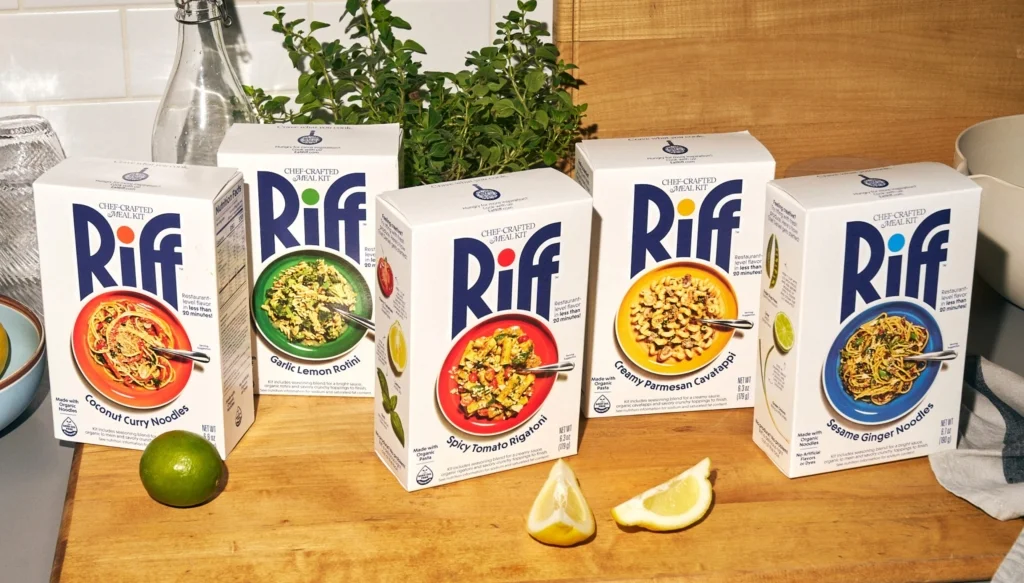 Riff’s Pasta Packaging Makes Room for a Dinner-Time Riff