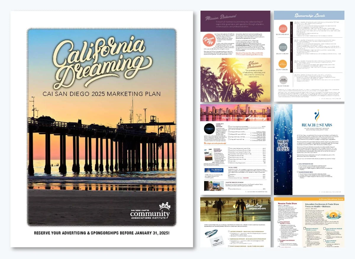 how to create a marketing plan - CAI San Diego 2025 Marketing Plan