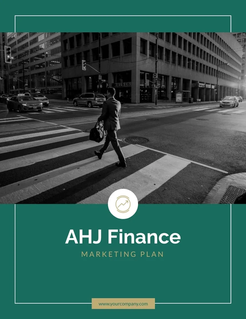 Financial Services Marketing Plan Template