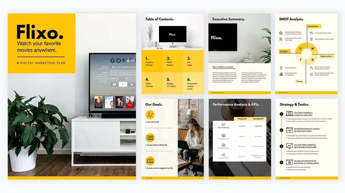 marketing plan - Digital-marketing-plan-template