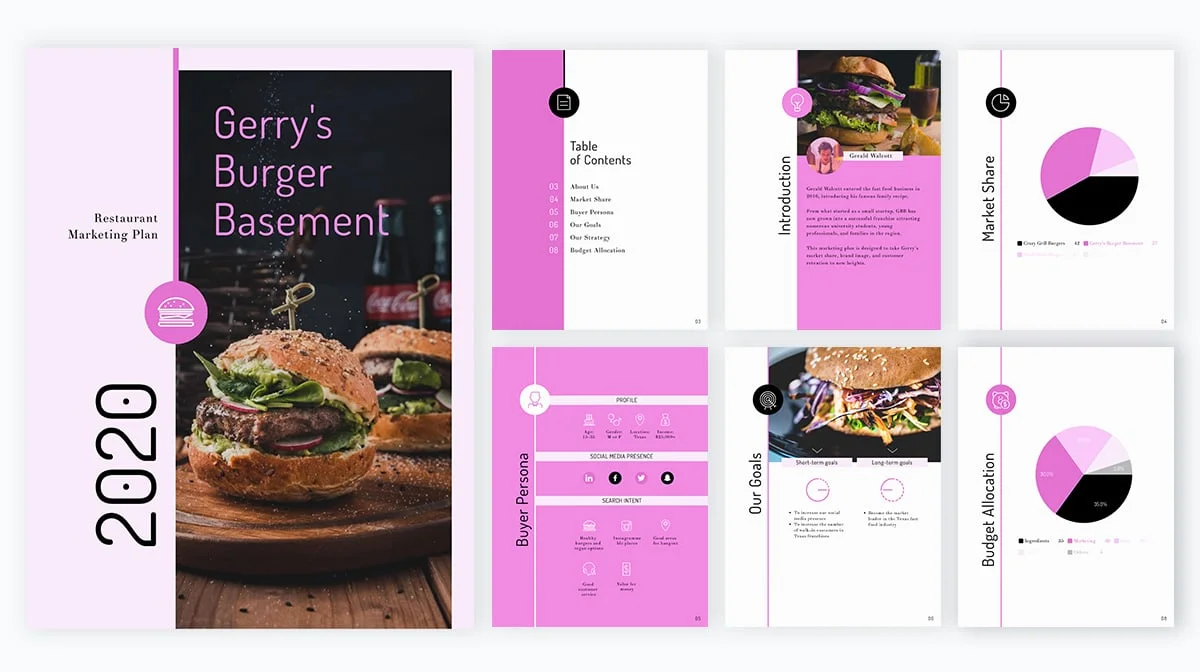 Restaurant-marketing-plan-template