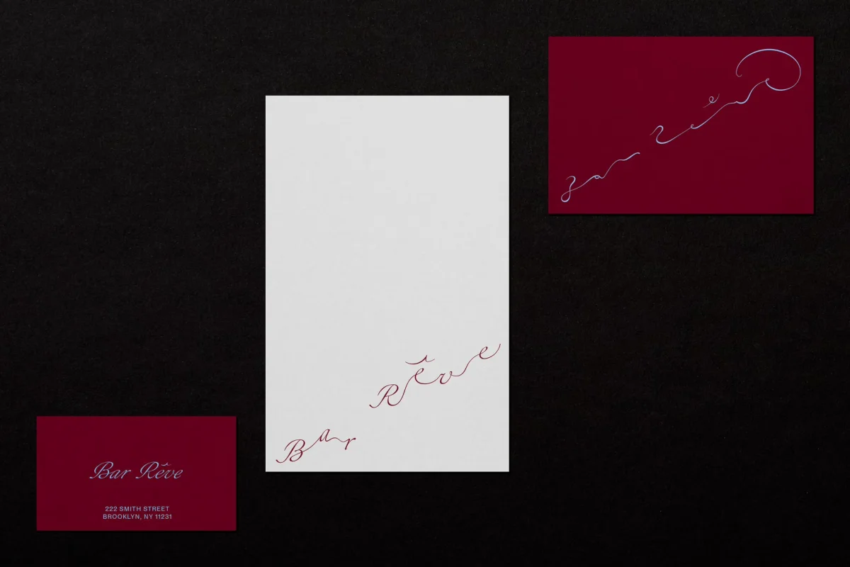 bar reve dutchscot branding identity design bpo review stationery