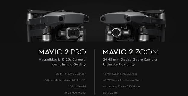 perbedaan mavic 2 pro dan zoom